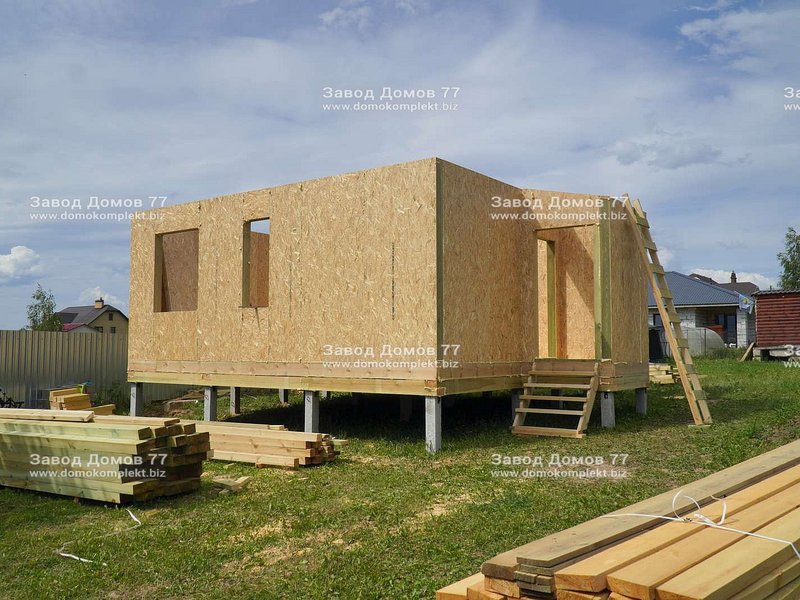 Строительство дома в селе Мишутино Сергиево-Посадском городском округе